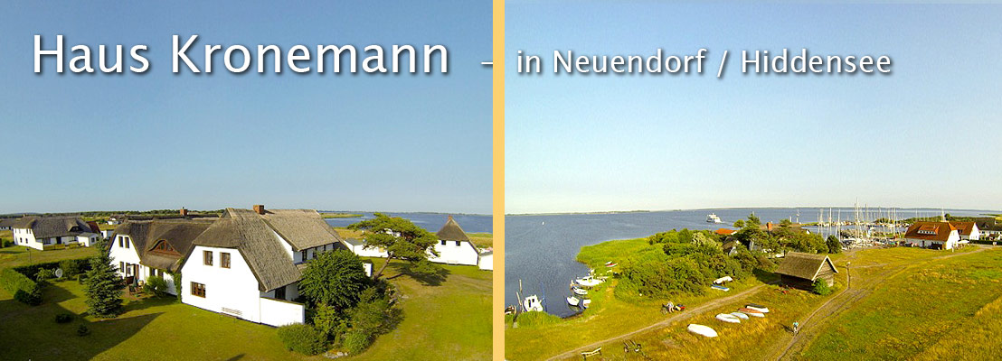 Lage des Haus Kronemann auf der Insel Hiddensee